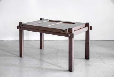 WALNUT BACKGAMMON TABLE