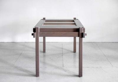 WALNUT BACKGAMMON TABLE