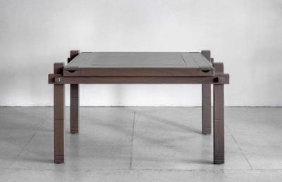 WALNUT BACKGAMMON TABLE