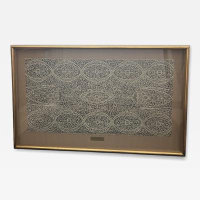 WASHINGTON MARTHA HANDMADE BRUSSELS LACE RIDING VEIL
