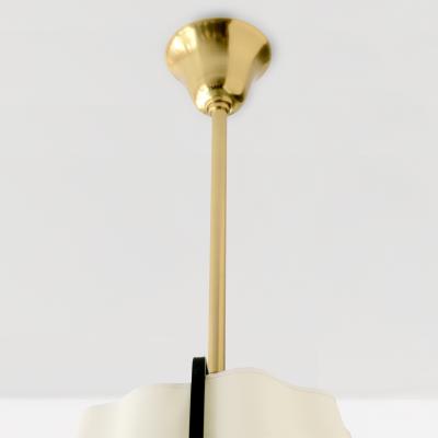 WEDISH ART DECO CHANDELIER WITH MERMAID SHIPS AND OCEAN 