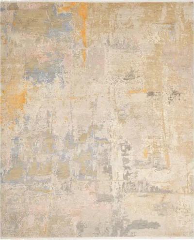 WHEAT FIELD Hand knotted Silk and Wool Rug