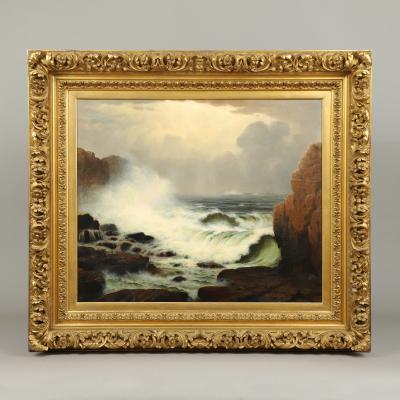 WILLIAM DE HAAS 1830 1880 LIVED ACTIVE NEW YORK AND MAINE