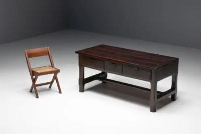 Wabi Sabi Brutalist Workbench France 19th Century