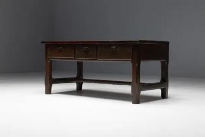 Wabi Sabi Brutalist Workbench France 19th Century
