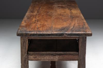 Wabi Sabi Farmhouse Worktable France 19th Century