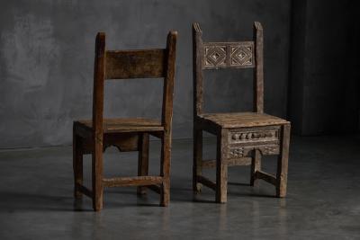 Wabi Sabi Folk Art Chair Europe Early 19th Century