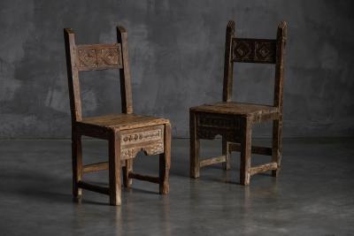 Wabi Sabi Folk Art Chair Europe Early 19th Century