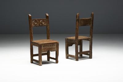 Wabi Sabi Folk Art Chair Europe Early 19th Century
