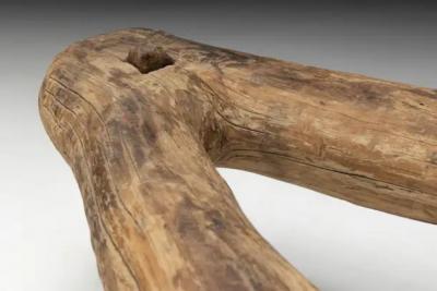 Wabi Sabi Primitive Tripod Stool France 18th Century