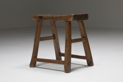 Wabi Sabi Rustic Stool IV 1920s