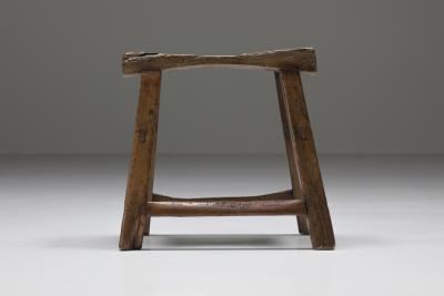 Wabi Sabi Rustic Stool IV 1920s