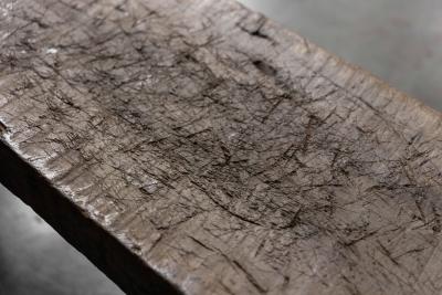 Wabi Sabi Rustic Tripod Bench France 19th Century