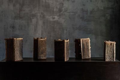 Wabi Sabi Vernacular Log Beehives France 19th Century