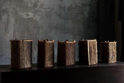 Wabi Sabi Vernacular Log Beehives France 19th Century