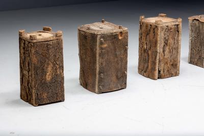 Wabi Sabi Vernacular Log Beehives France 19th Century