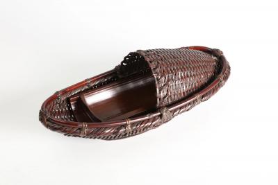 Waichisai III Wada Painting Expedition by Boat Flower Basket 1930s