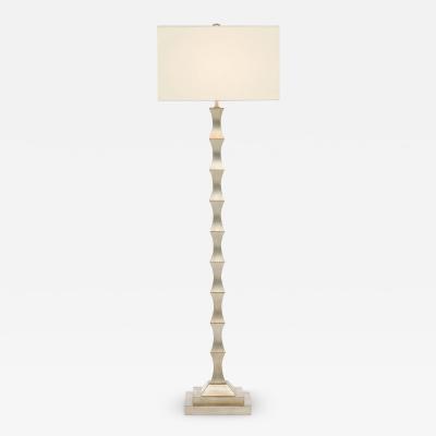Walker Zabriskie Silver Leaf Floor Lamp