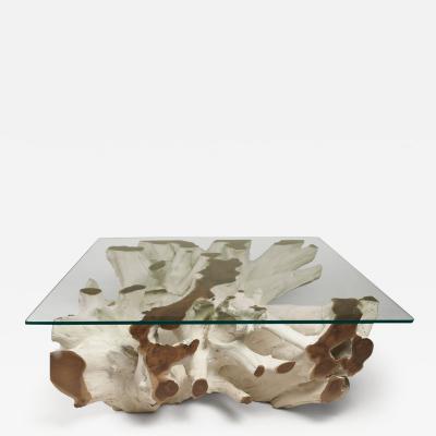 Walker Zabriskie Square Teak Root Coffee Table I