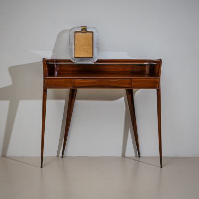 Wall Console with Glass Shelf Italy Mid 20th Century