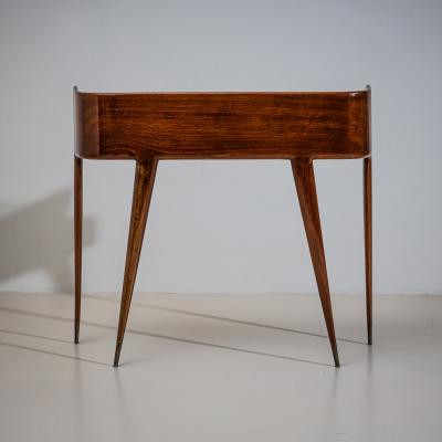 Wall Console with Glass Shelf Italy Mid 20th Century