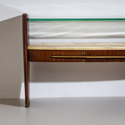 Wall Console with Parchment Italy 1960s