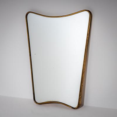 Wall Mirror in the Style of Gio Ponti Italy 1950s