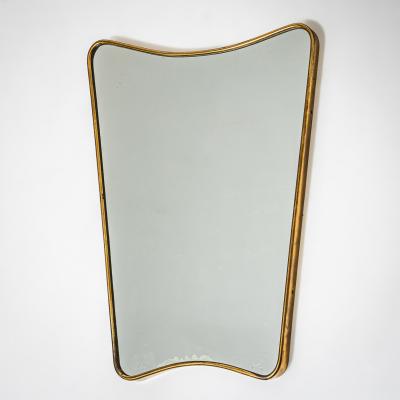 Wall Mirror in the Style of Gio Ponti Italy 1950s