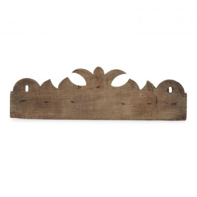 Wall Mounted Wood and Iron Game Hook