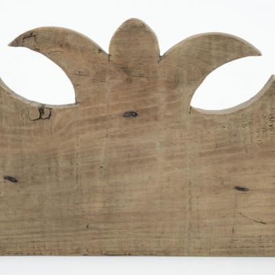 Wall Mounted Wood and Iron Game Hook