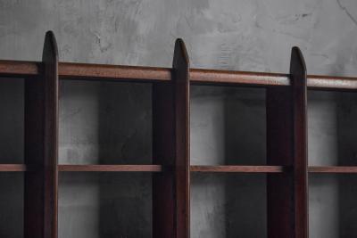 Wall Shelving Unit in Solid Teak France 1950s