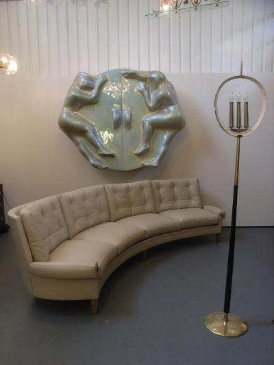 Wall mounted fibre glass Bar attributed to Alain Jacquet 