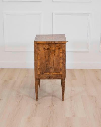 Walnut Bedside Table nightstand Louis XVI Style xix Century