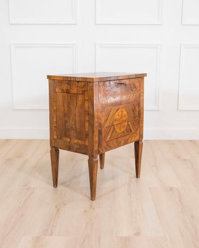 Walnut Bedside Table nightstand Louis XVI Style xix Century