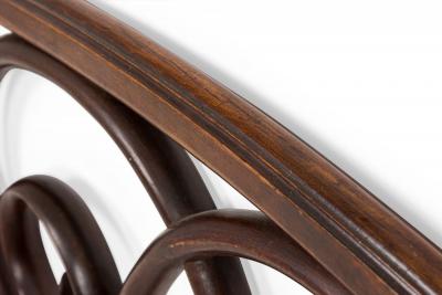 Walnut Bentwood Twin Bed