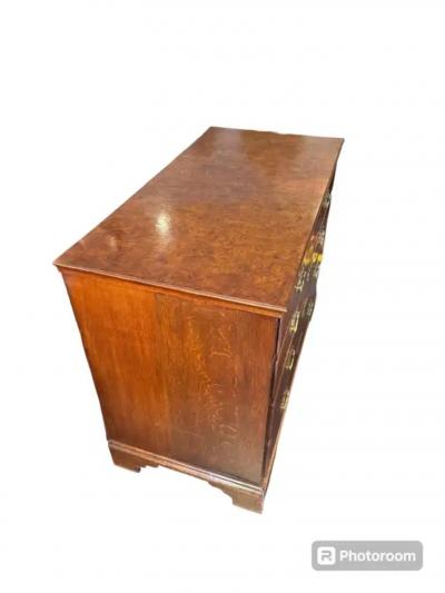 Walnut Burl Walnut Chest of Drawers