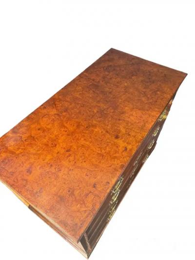 Walnut Burl Walnut Chest of Drawers