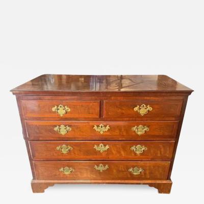 Walnut Burl Walnut Chest of Drawers