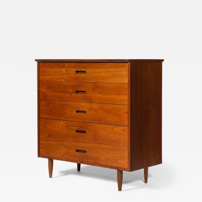 Walnut Chest of Drawers United States c 1950