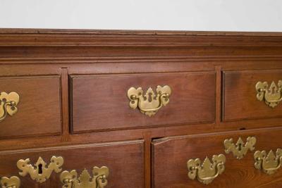 Walnut Chippendale Semi High Chest of Drawers