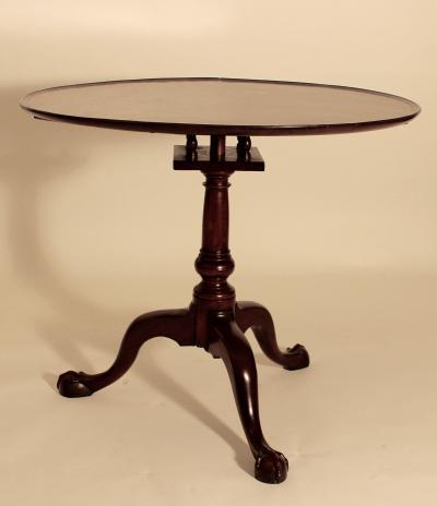 Walnut Chippendale Tea Table
