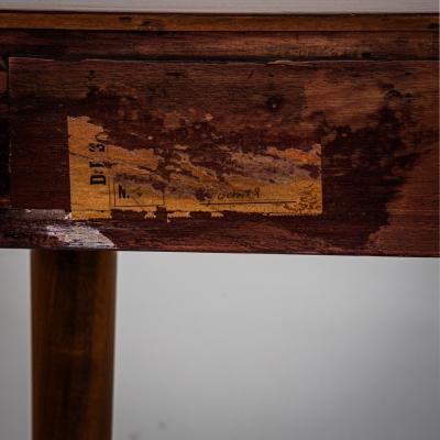 Walnut Console Table Italy Mid 20th Century