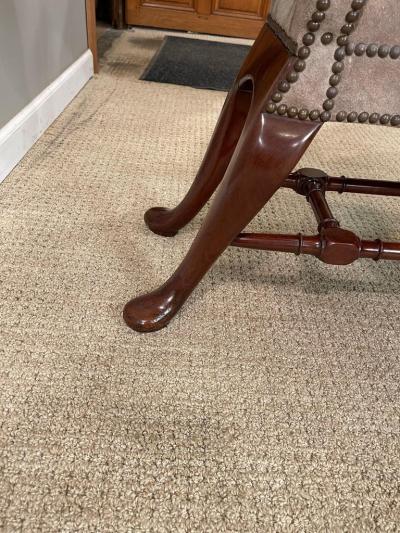 Walnut Mahogany Cockfighting Chair