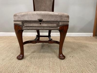 Walnut Mahogany Cockfighting Chair