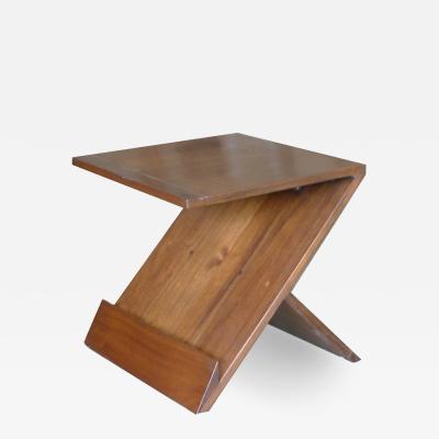 Walnut Mid Century Zig Zag Table