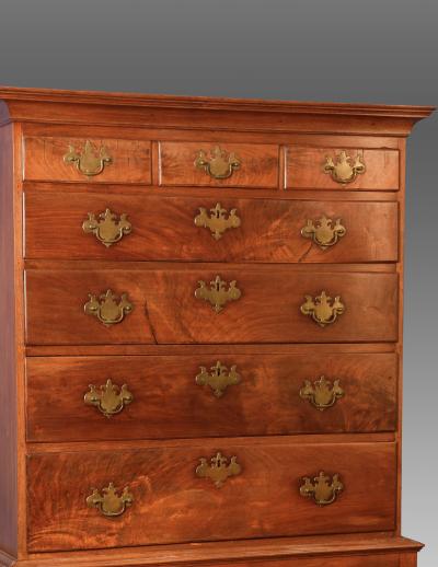 Walnut Queen Anne High Boy