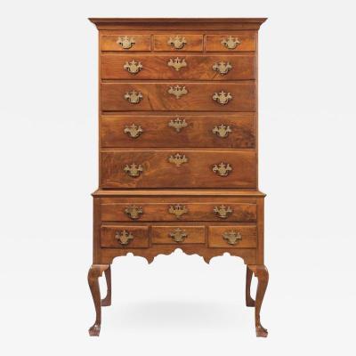 Walnut Queen Anne Highboy