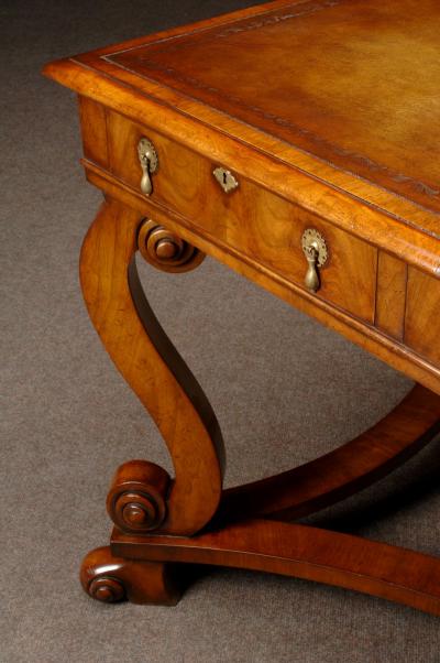 Walnut William Mary Style Library writing table