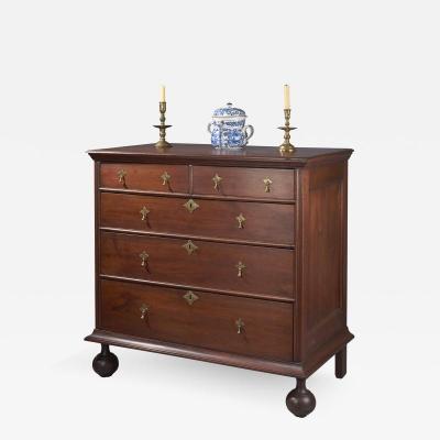 Walnut William and Mary Chest of Drawers