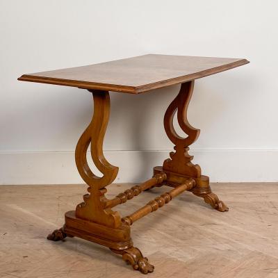 Walnut Writing Table Italy Circa Early 20th Century